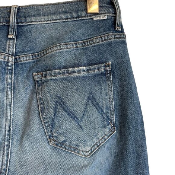 MOTHER The Insider Crop Step Fray Jeans in Scenic Route - Picture 7 of 9